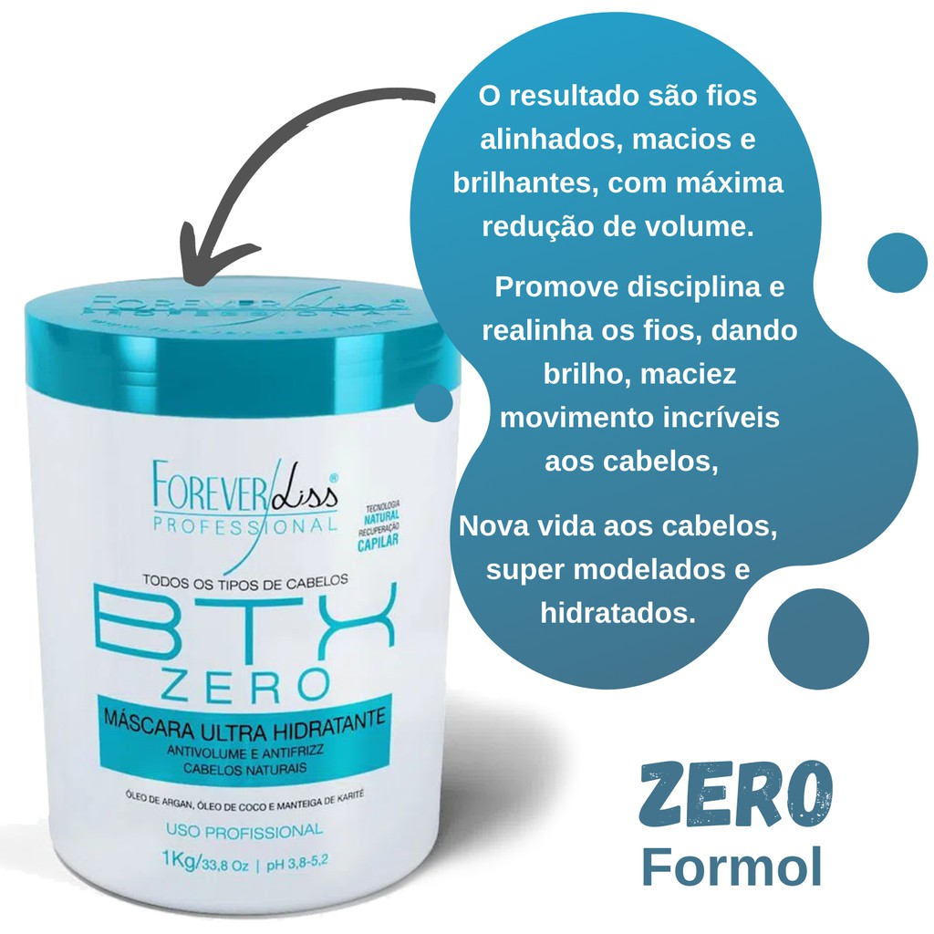 Btox Orgânico da marca Forever Liss Professional (Foto: reprodução, Site da empresa)