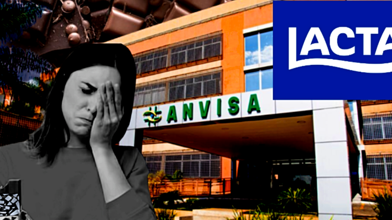 Anvisa retira dos mercados os lotes de marca rival da Lacta, após apresentarem sérios riscos à saúde (Foto Reprodução/Montagem/Tv Foco)