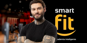 Lucas Lucco é dono de uma academia que concorre diretamente com a Smartfit (Foto Reprodução/Montagem/Tv Foco)