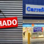 Carrefour tem lojas fechadas (Foto: Reprodução, Montagem, TV Foco)