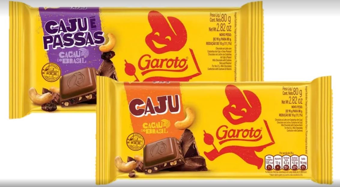 Chocolate da marca garoto (Reprodução/RádioGuaíba)