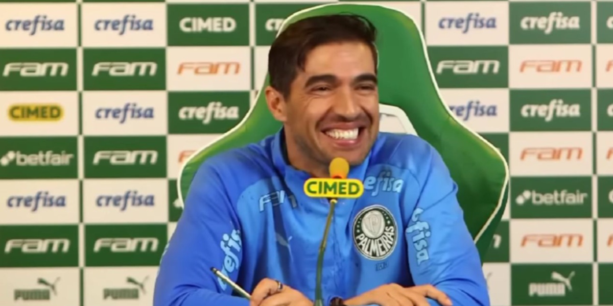 Abel Ferreira, técnico do Palmeiras em entrevista coletiva (Imagem Reprodução Internet)