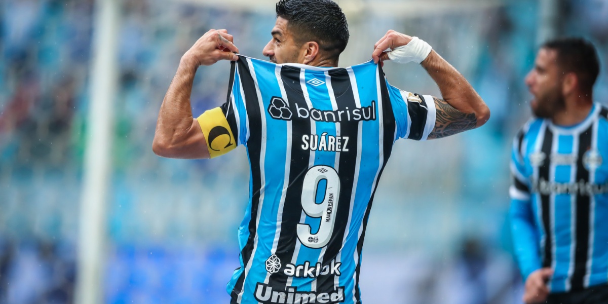 Luis Suárez, jogador do Grêmio (Imagem Reprodução Internet)