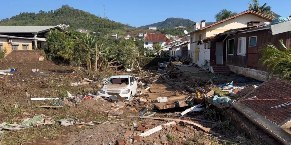 Fortes chuvas atingiram o Sul do Brasil (Imagem Reprodução Internet)