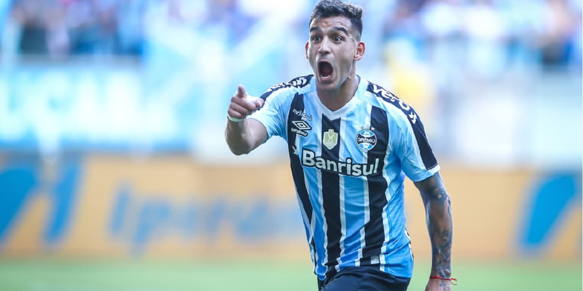 Cristaldo, jogador do Grêmio (Imagem Reprodução Internet)