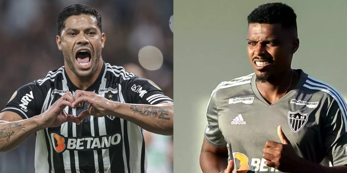 Hulk e Jamerson, jogadores do Atlético-MG (Imagem Reprodução Internet)