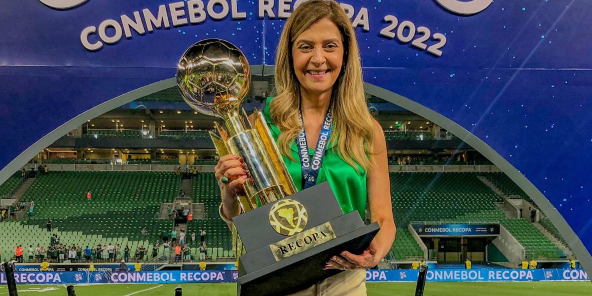 Leila Pereira, Presidente do Palmeiras (Imagem Reprodução Internet)