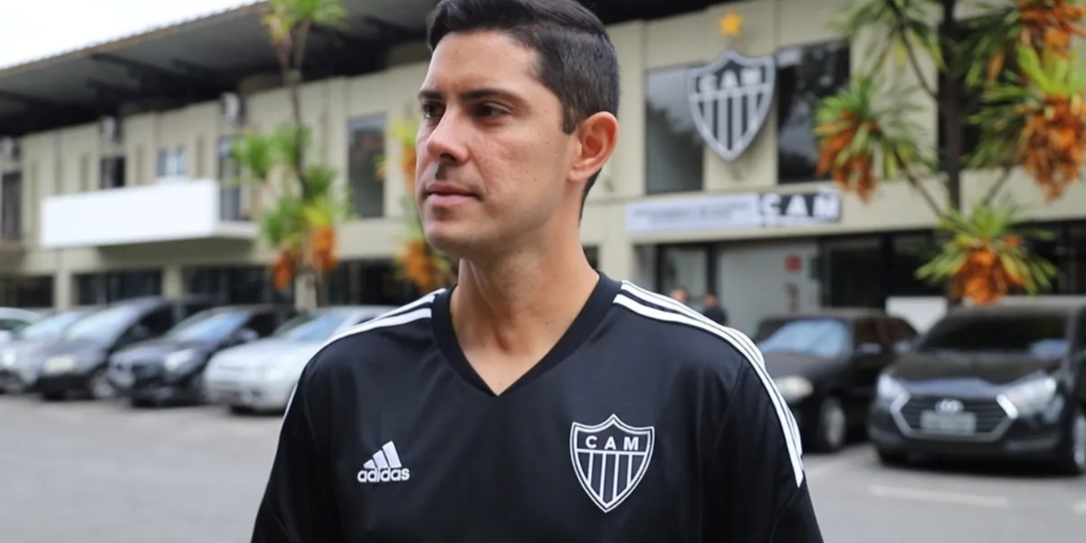 Igor Guerra, técnico do time sub-17 do Atlético Mineiro (Imagem Reprodução Internet)