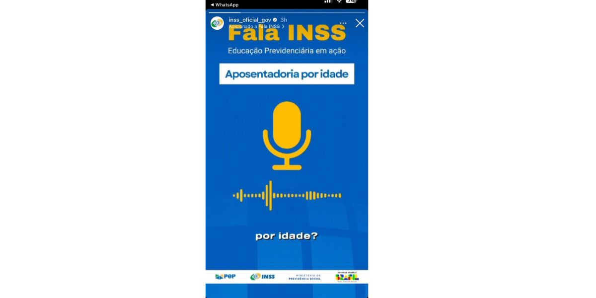 Comunicado INSS (Foto: Reprodução / Instagram)