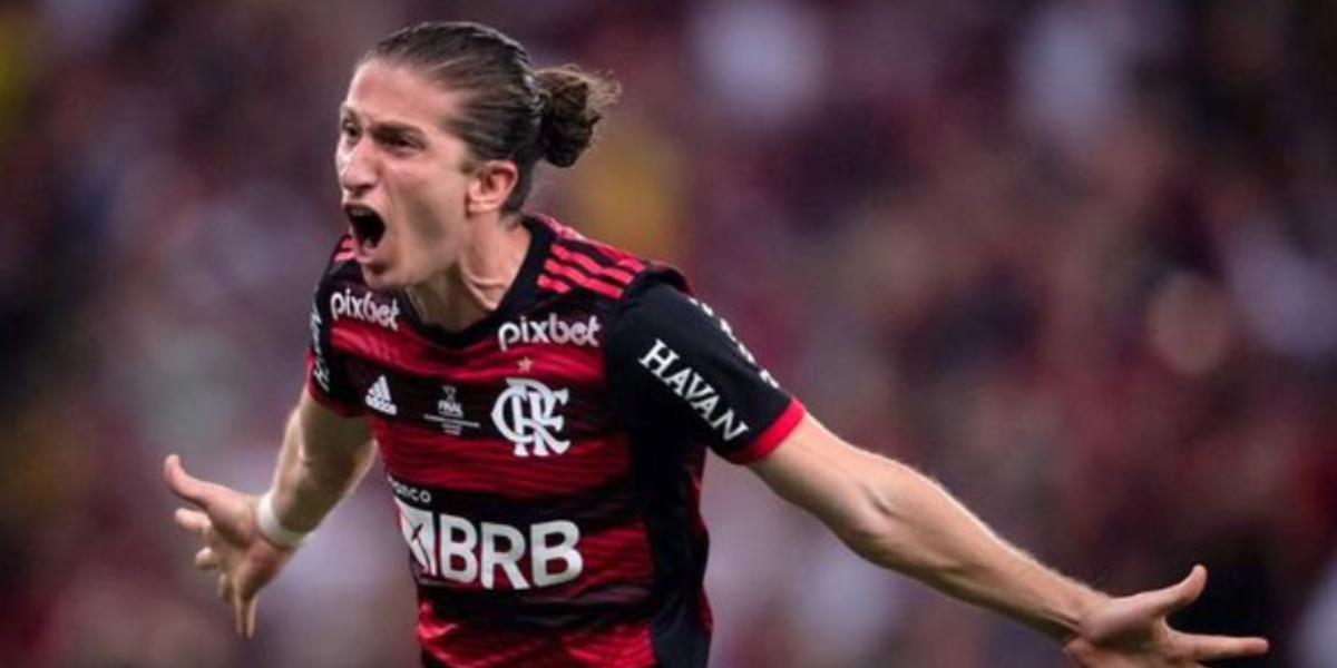 Jogador do Flamengo, Filipe Luís (Foto: Leonardo Sguacabia / Staff Images)