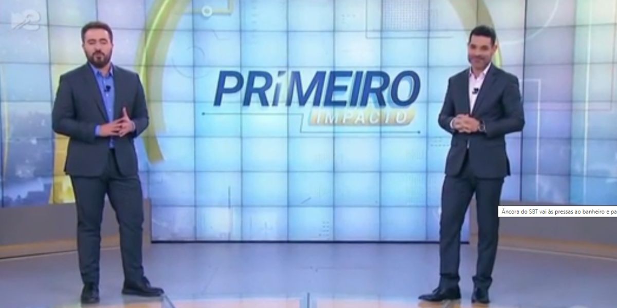 Felipe Malta e Darlisson Dutra no Primeiro Impacto (Foto: Reprodução / SBT)