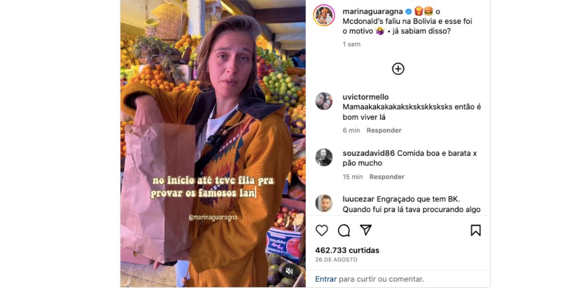 Influenciadora fala sobre falência de rede (Foto: Reprodução / Instagram)