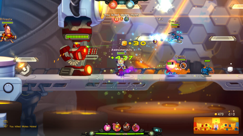 Awesomenauts by Ronimo Games (Image: Reproduction, Steam)