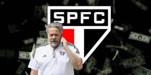 Casares e escudo do São Paulo - (Foto: Montagem TV Foco)