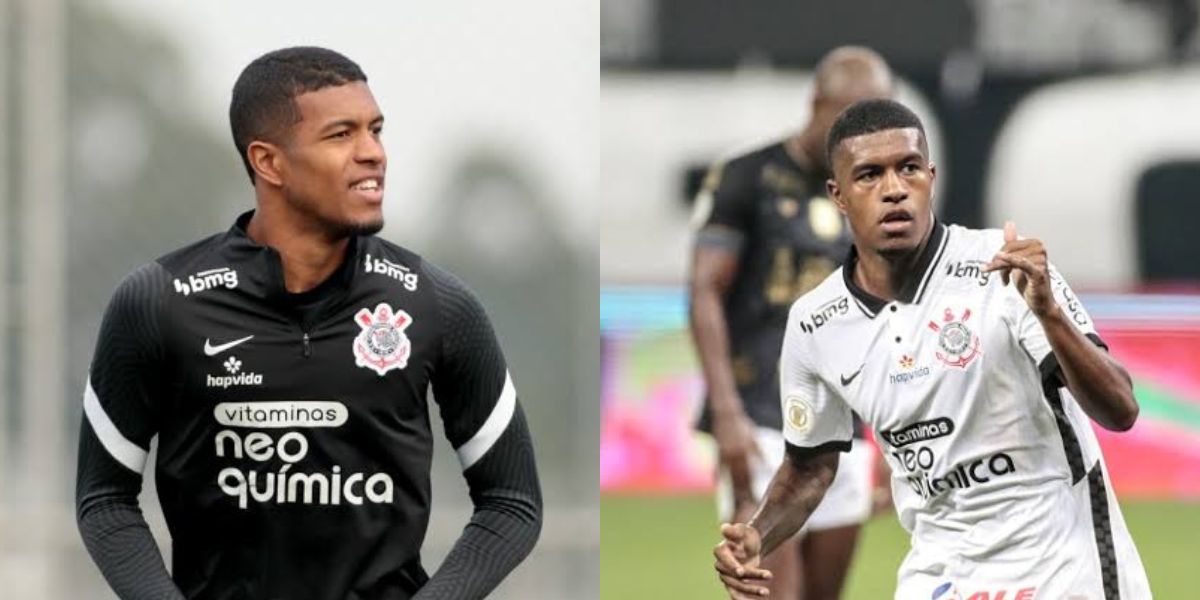 Léo Natel, atacante do Corinthians (Foto - Montagem TV Foco).