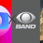 Logo da Band e da Globo, e Anne Lotterman - Foto Reprodução Internet