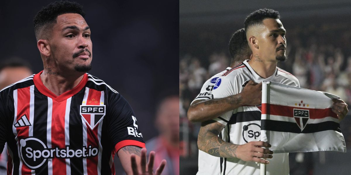 Luciano, camisa 10 do São Paulo (Montagem TV Foco).