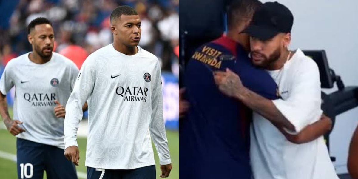 Mbappe e Neymar, ex-parceiros de PSG (Foto - Montagem TV Foco).