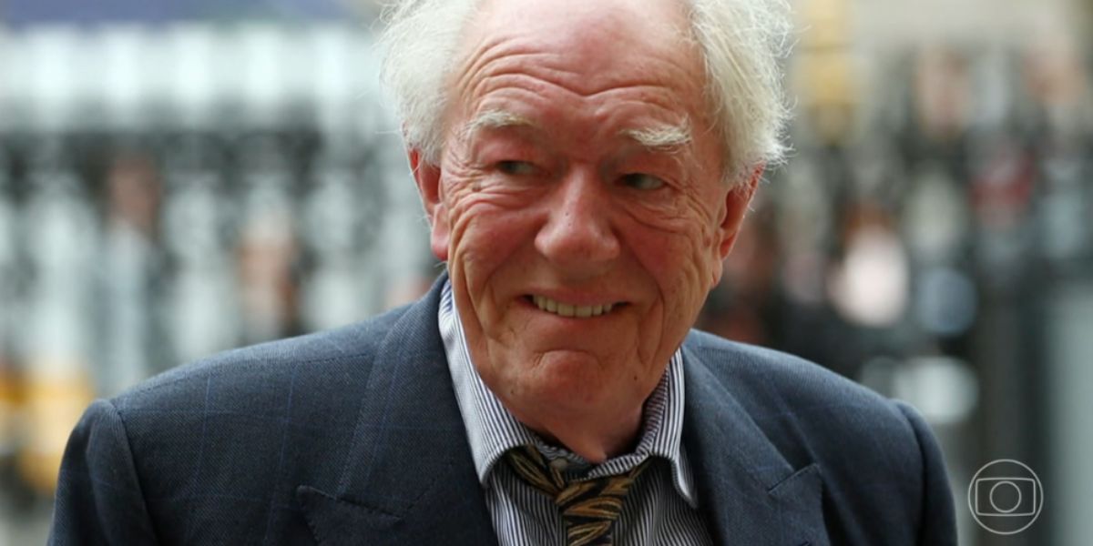 Michael Gambon (Foto: Reprodução / Bom Dia Brasil da Globo)