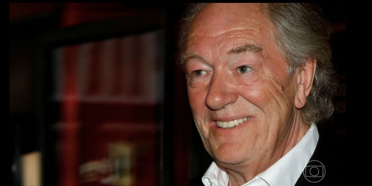 Michael Gambon morreu aos 82 anos (Foto: Reprodução / Bom Dia Brasil da Globo)