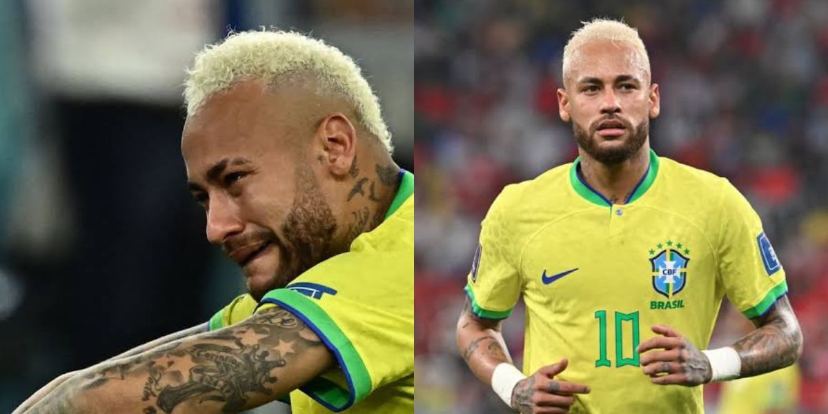 Neymar, camisa 10 da seleção brasileira  (Foto - Montagem TV Foco).