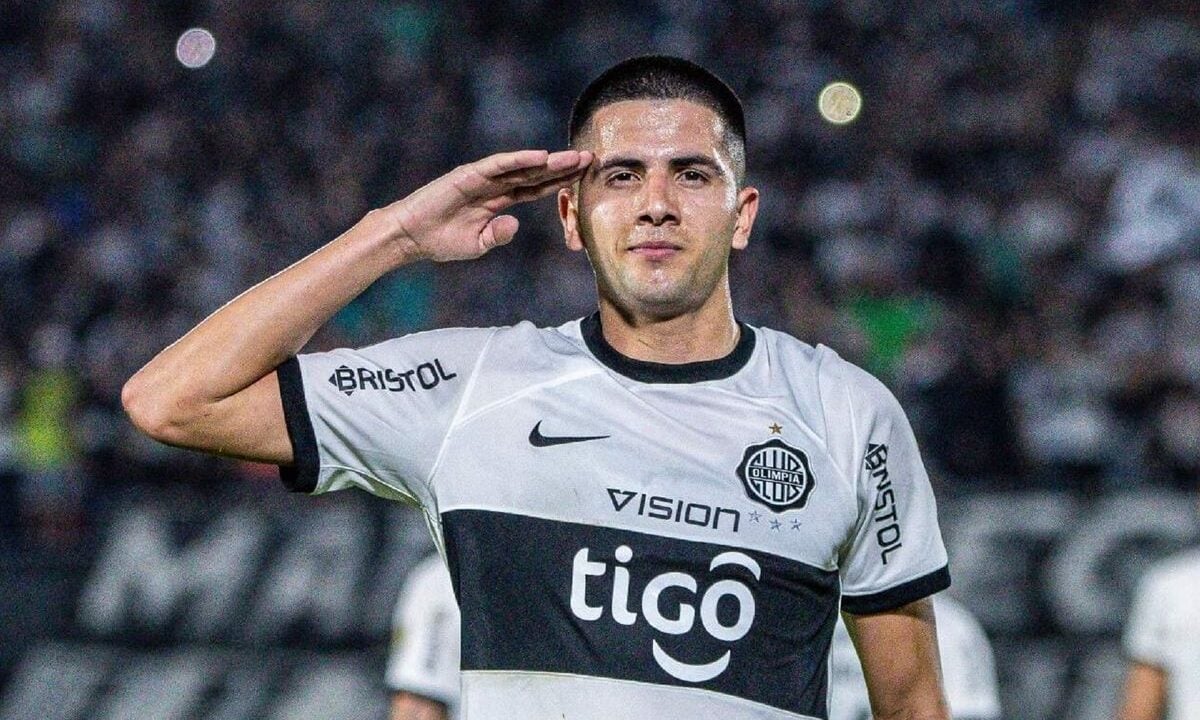 O zagueiro Mateo Gamarra, do Olimpia, do Paraguai - Reprodução Internet