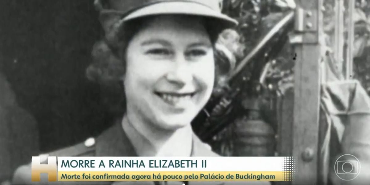 Rainha Elizabeth II (Foto: Reprodução / Jornal Hoje da Globo)