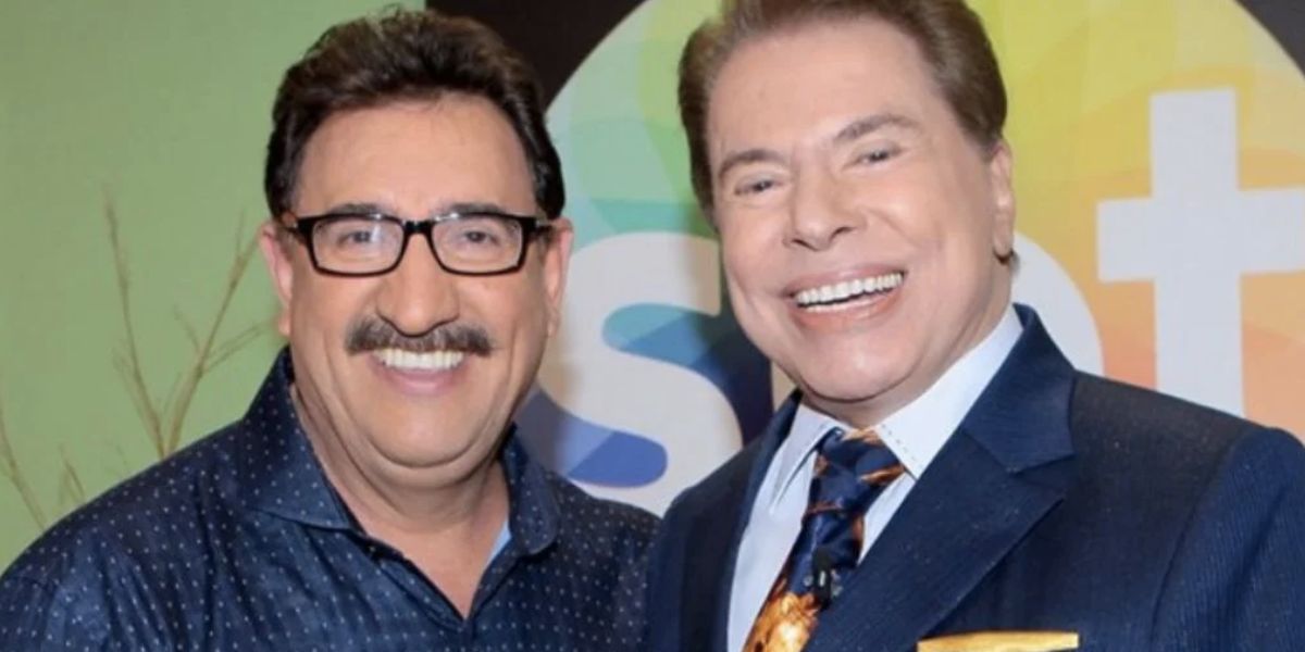 Ratinho e Silvio Santos (Foto: Reprodução / SBT)