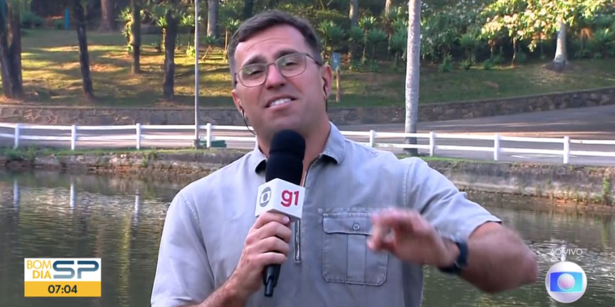 Rodrigo Bocardi (Foto: Reprodução / Bom Dia São Paulo da Globo)