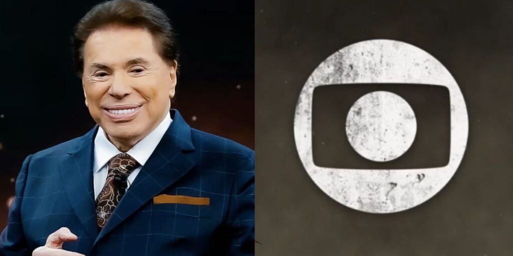 Silvio Santos e logo da Globo (Foto: Reprodução / SBT / GloboPlay)