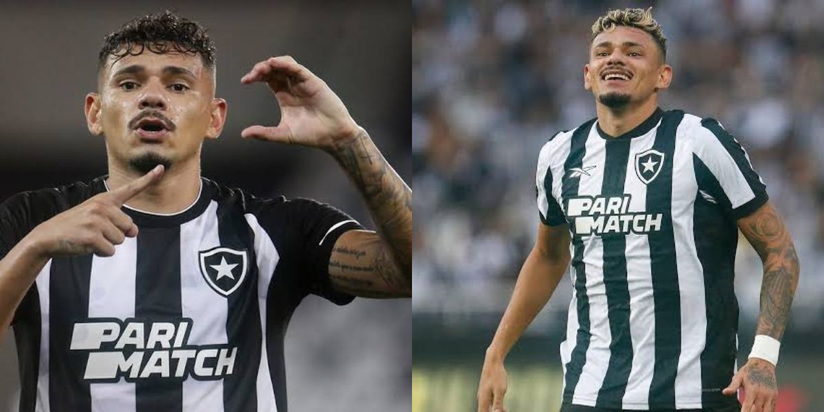 Tiquinho Soares, atacante do Botafogo (Foto - Montagem TV Foco).