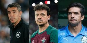 Abel Ferreira, Bruno Lage e Fernando Diniz: Técnicos desbancam craques do brasileirão e ganham esta FORTUNA (Reprodução/Internet)