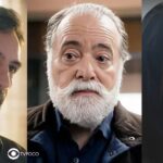 Ademir, Antônio e Petra em Terra e Paixão (Foto: Reprodução / Globo / Montagem TV Foco)