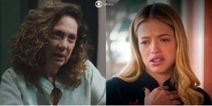 Agatha e Graça em cenas de Terra e Paixão (Foto: Reprodução / Globo / Montagem TV Foco)