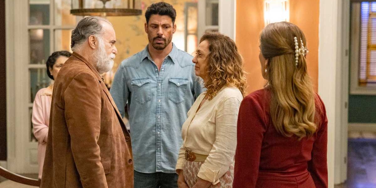 Antônio (Tony Ramos) será feito de otário por Agatha (Eliane Giardini) em "Terra e Paixão" (Foto: Divulgação/TV Globo)