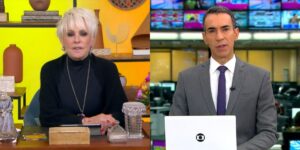 Ana Maria Braga abriu espaço para Cesar Tralli (Foto: Reprodução/TV Globo)