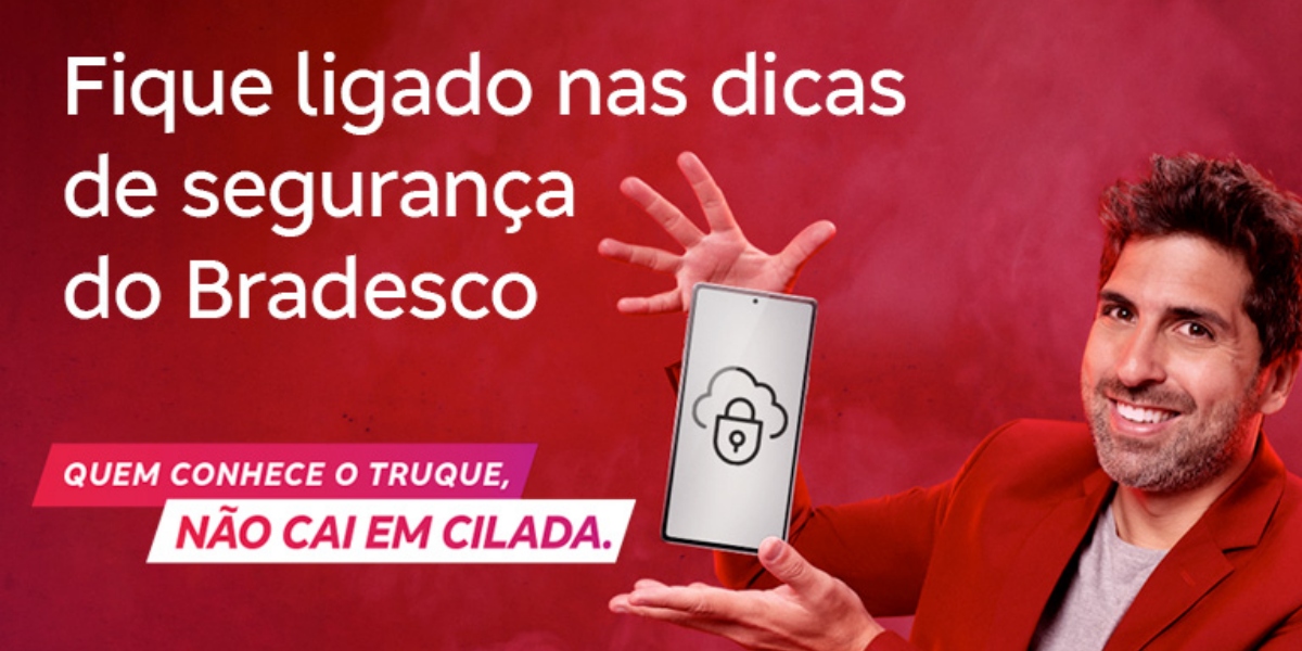 Bradesco emite alertas constantemente contra golpes (Foto: Reprodução/bradesco.com.br)