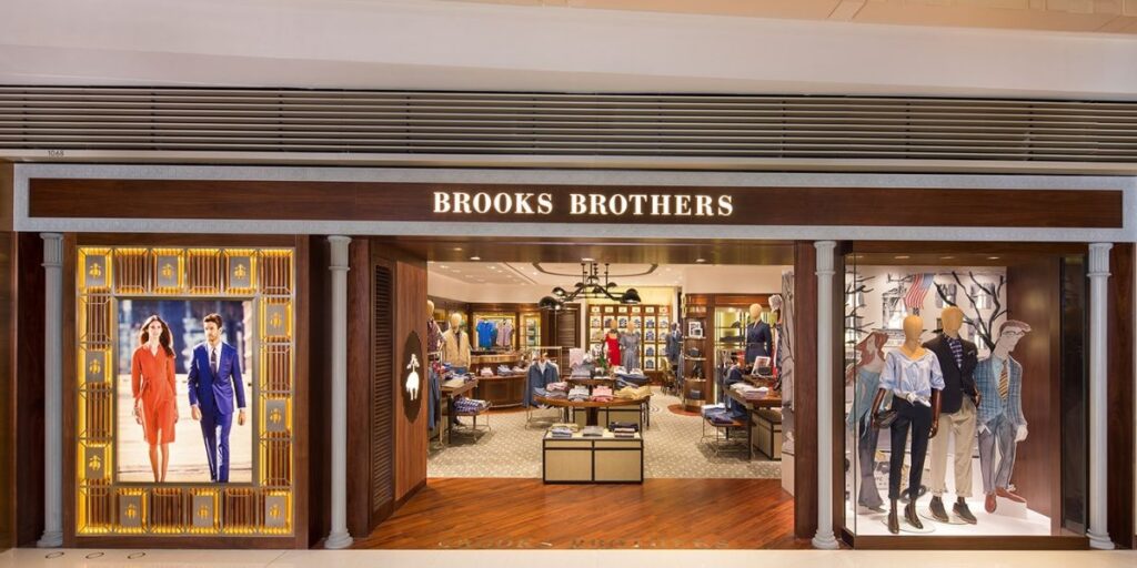 Brooks Brothers teve a sua falência decretada em 2020 (Reprodução: Internet)