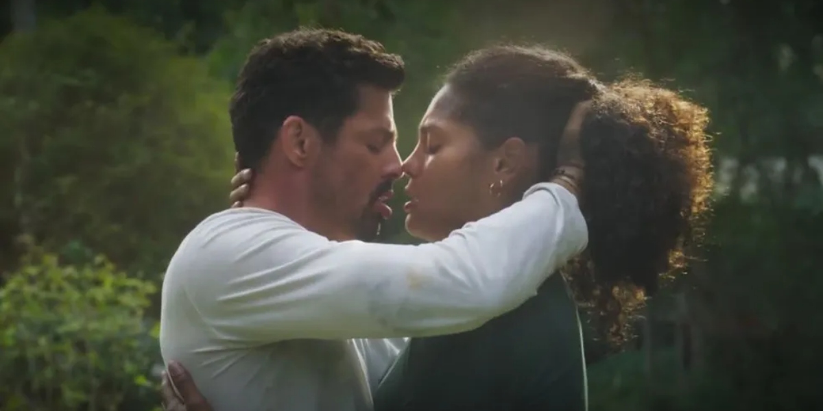 Caio e Aline terminarão em "Terra e Paixão" (Foto: Reprodução/TV Globo)