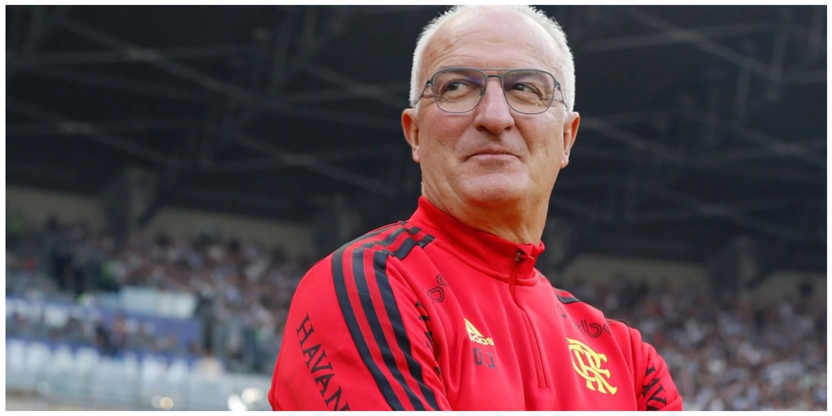 Dorival como técnico do Flamengo - (Foto: Reprodução / Internet)