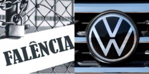 Falência de empresa e logo da Volks (Foto: Reprodução / Internet)