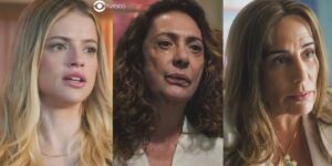 Graça, Agatha e Irene em Terra e Paixão (Foto: Reprodução / Globo / Montagem TV Foco)