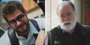 Hélio e Antônio em Terra e Paixão (Foto: Reprodução / Globo / Montagem TV Foco)