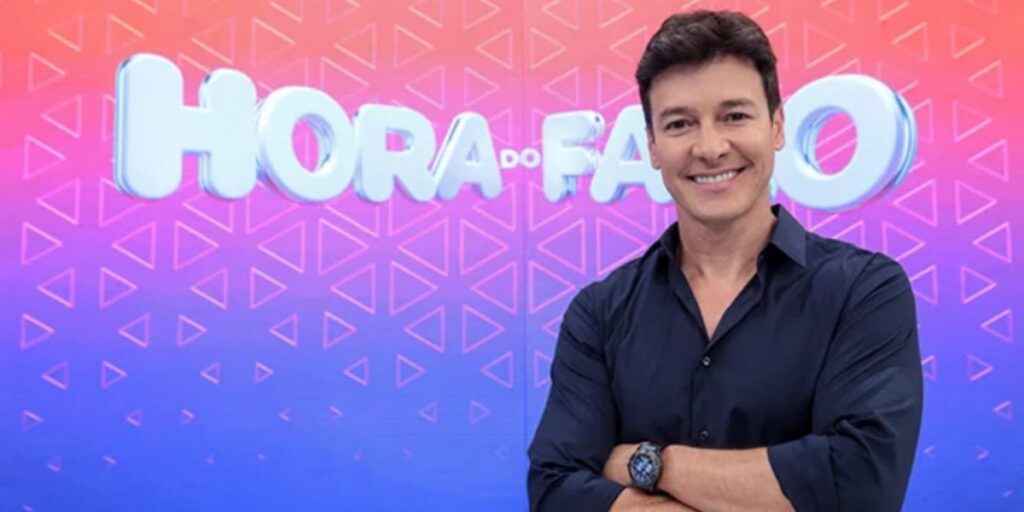 Rodrigo Faro no "Hora do Faro" (Foto: Divulgação/Record)