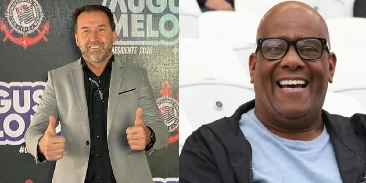 Augusto Melo e André Negão, candidatos à presidência do Corinthians -- (Foto: Internet)