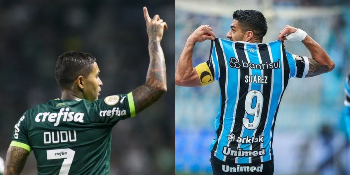 Dudu e Luis Suárez tem os maiores salários do futebol Brasileiro - (Foto: Internet)  