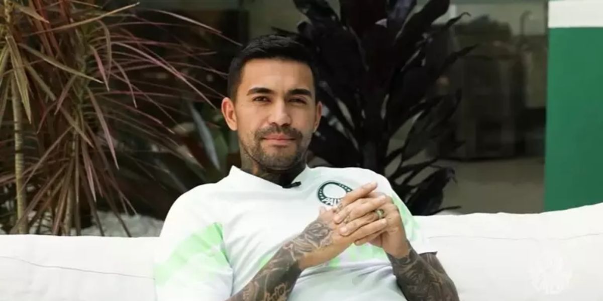 Dudu em entrevista para o Palmeiras - (Foto: Internet)