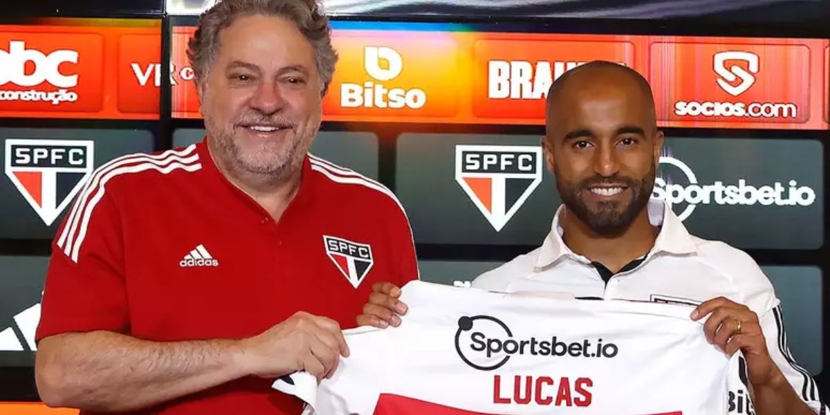 Julio Casares e Lucas Moura - (Foto: Internet)