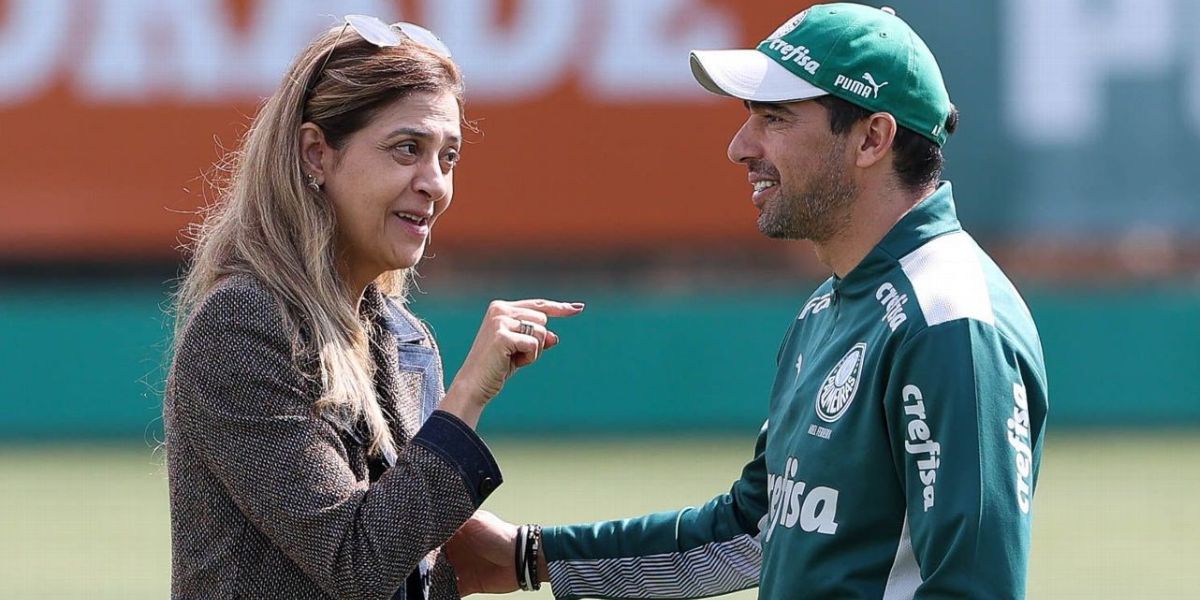 Leila Pereira e Abel Ferreira - (Foto: Internet)