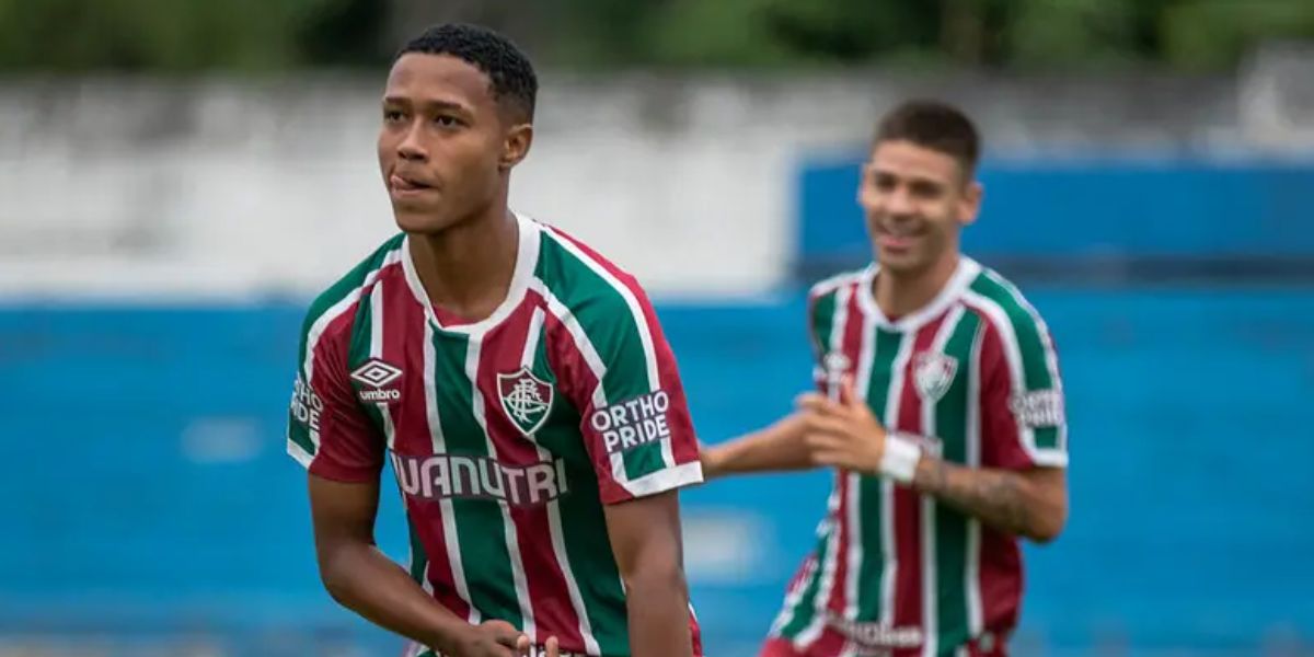 Isaac, cria de Xerém da base do Fluminense - (Foto: Internet) 